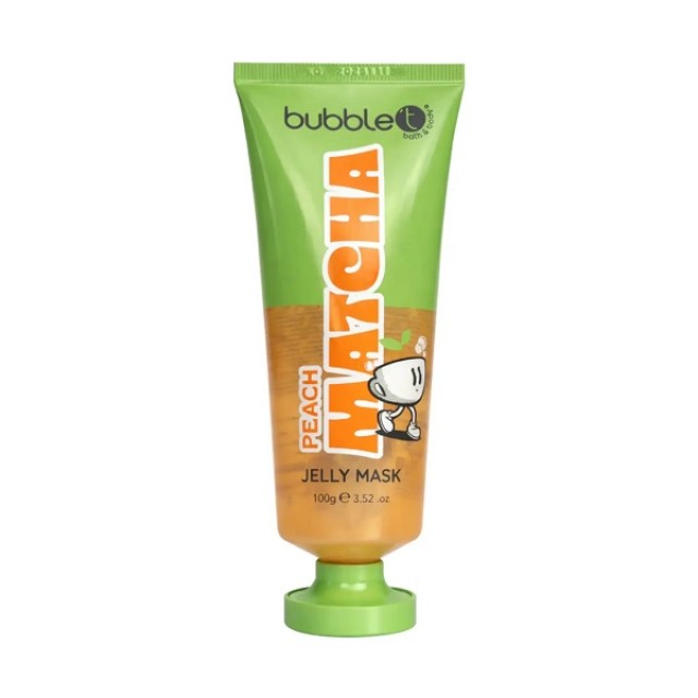 Bubble T Matcha Jelly Mask Peach Ενυδατική και Αναζωογονητική Μάσκα Προσώπου 100g