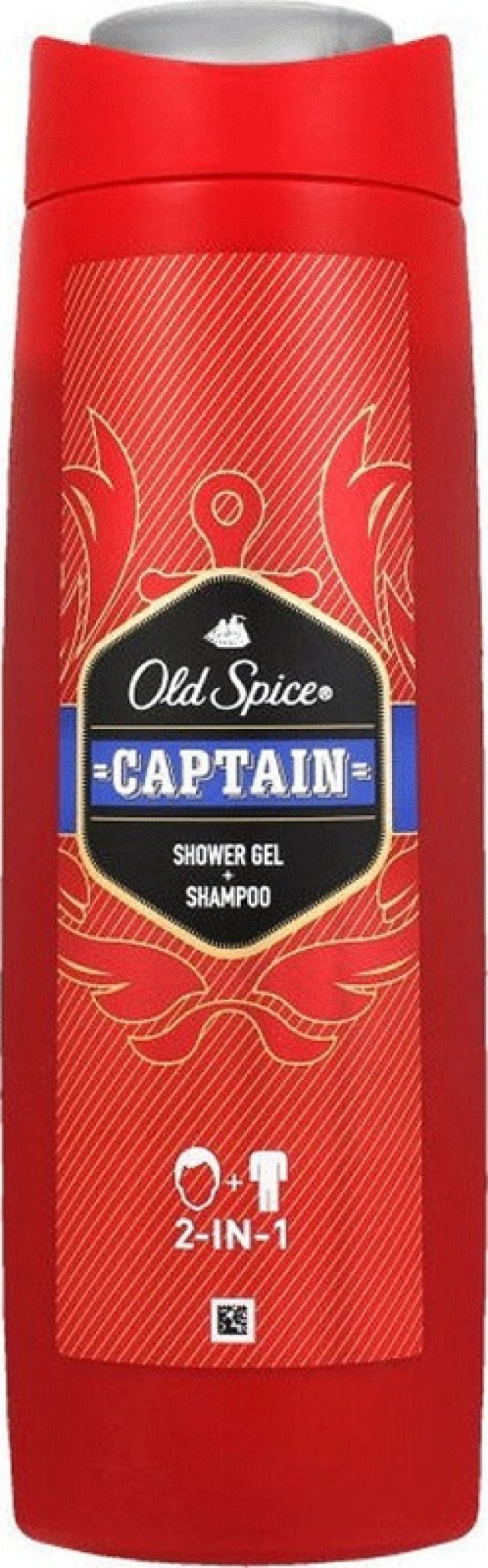 Old Spice Captain 3in1 Ανδρικό Αφρόλουτρο & Σαμπουάν σε Μορφή Gel για Σώμα, Μαλλιά & Πρόσωπο 400ml
