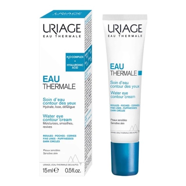 Uriage Eau Thermale Soin DEau Contour Des Yeux Ενυδατική Κρέμα Ματιών για Ευαίσθητο Δέρμα 15ml