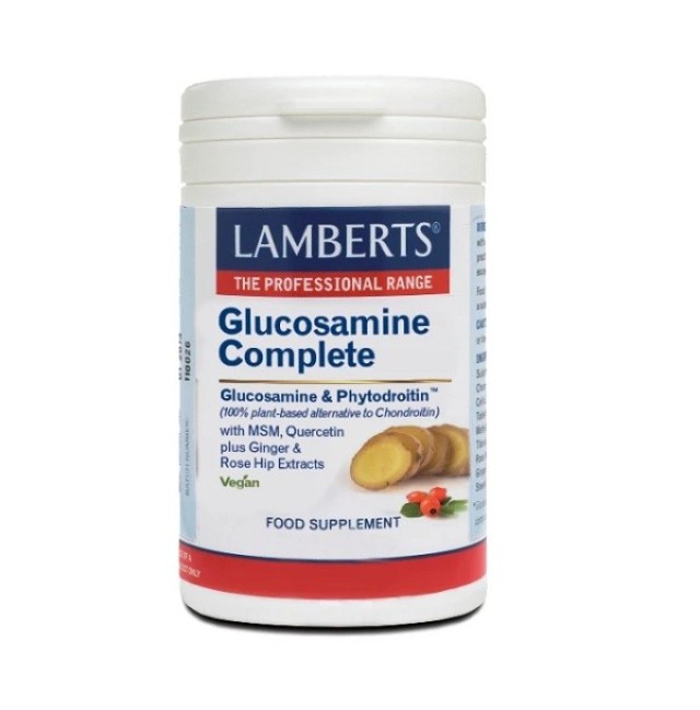 Lamberts Glucosamine Complete Γλυκοζαμίνη & Φυτοδροϊτίνη για τους Χόνδρους 120 tabs