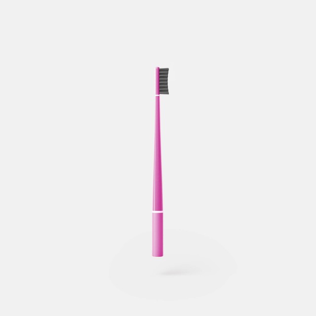 Piuma Soft Whitening Μαλακή Οδοντόβουρτσα Very Magenta Λευκαντικές Ίνες με Άνθρακα από Μπαμπού 1τμχ