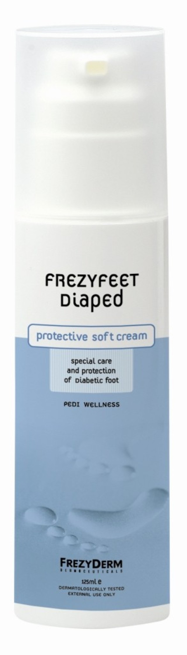 FrezyDerm FrezyFeet Diaped Cream Κρέμα Ποδιών για Διαβητικούς 125ml