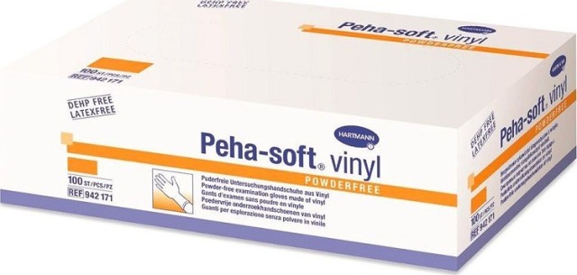 Hartmann Peha-soft Vinyl Εξεταστικά Γάντια Βινυλίου Χωρίς Πούδρα & Λάτεξ Large 100 τεμ