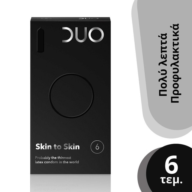 Duo Skin To Skin - Προφυλακτικά Υψηλής Ποιότητας Πολύ Λεπτά 6τμχ