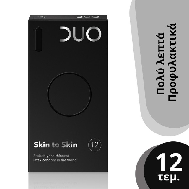 Duo Skin to Skin Προφυλακτικά Λεπτά 12 τμχ