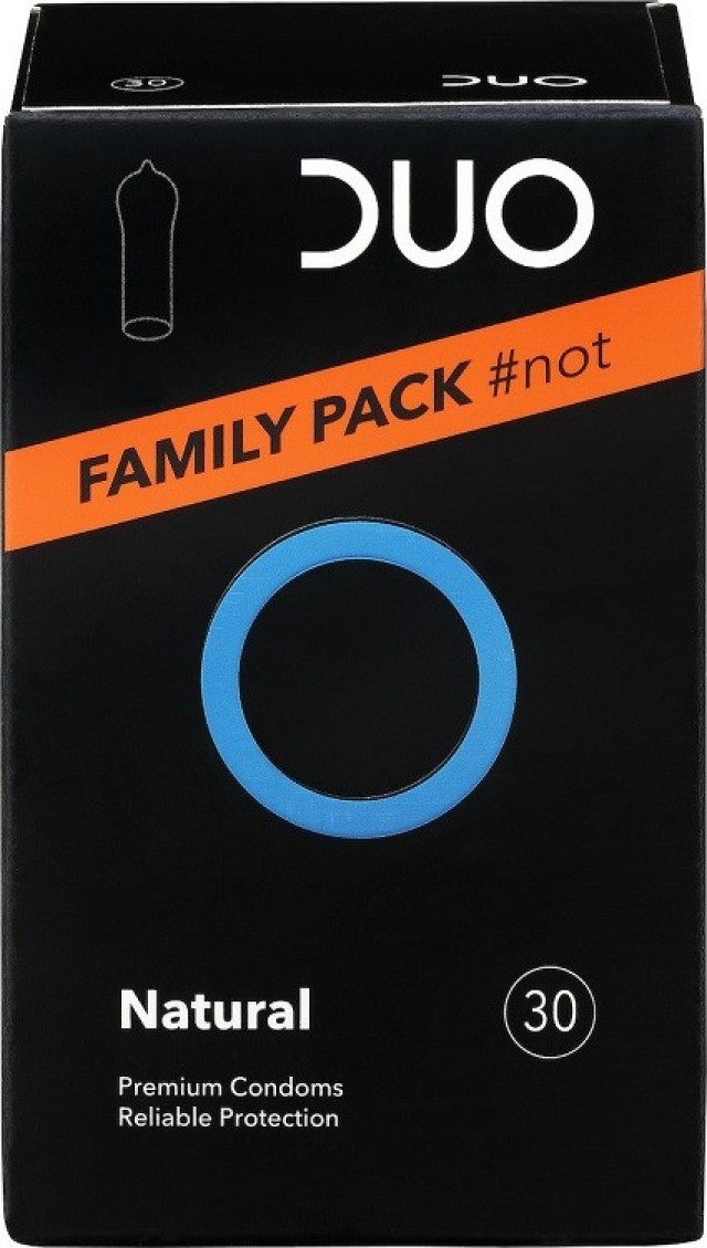 Duo Natural Family Pack Προφυλακτικά Κανονικού Μεγέθους 30τμχ