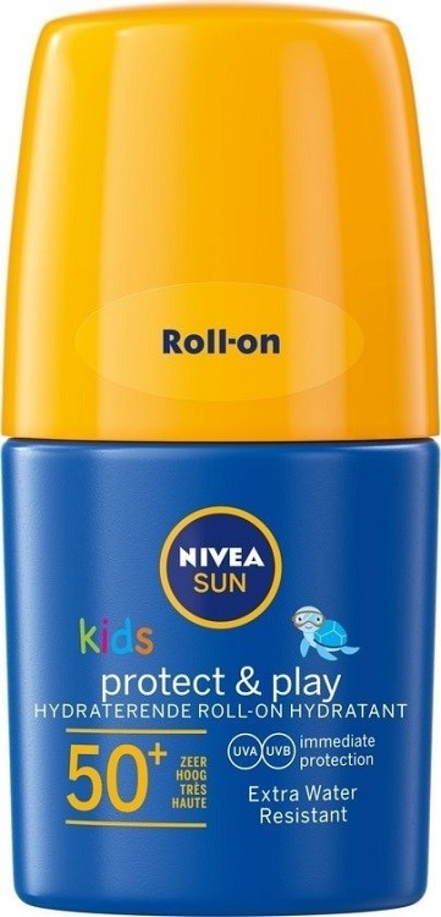 Nivea Sun Kids Protect & Play Roll-On SPF50 Παιδικό Αντηλιακό Roll-On 50ml