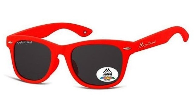 Montana Eyewear Polarized 967B Παιδικά Γυαλιά Ηλίου, Χρώματος Κόκκινο 1τμχ