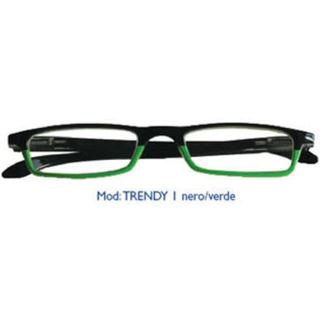 Espresso Occhiali Trendy 1 Γυαλιά Πρεσβυωπίας +1.00 Βαθμού, σε Πράσινο/Μαύρο 1τεμ