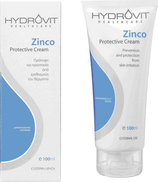 Hydrovit Zinco Protective Cream Προστατευτική Κρέμα Ανάπλασης της Ευαίσθητης Επιδερμίδας 100ml