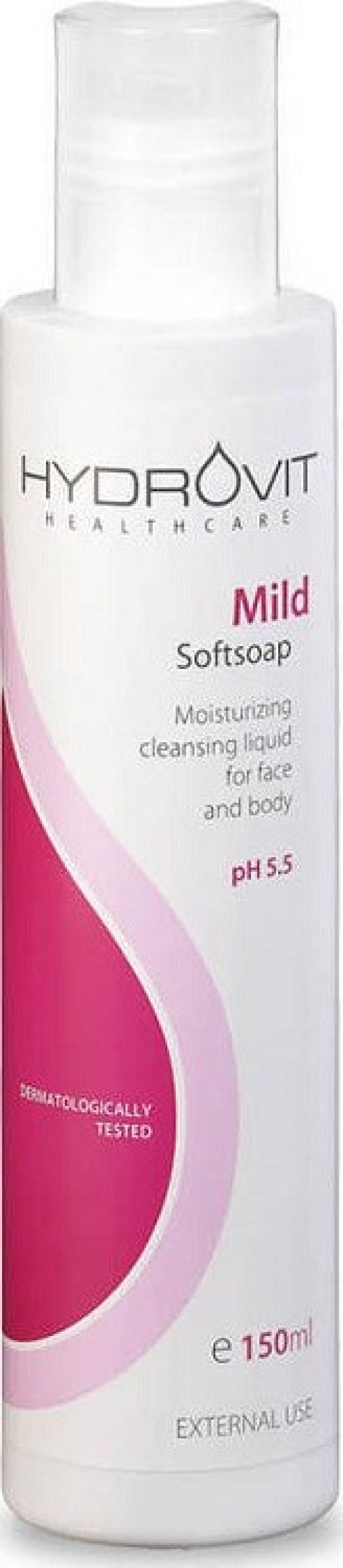 Hydrovit Mild Softsoap pH 5.5 Ήπιο Υγρό Καθαρισμού Προσώπου & Σώματος Με Ενυδατικές Ιδιότητες 150ml