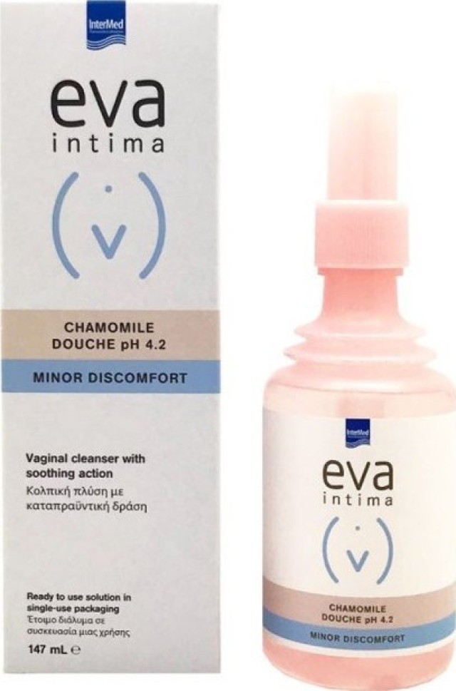 Intermed Eva Intima Chamomile Douche Minor Discomfort pH4.2 Κολπική Πλύση με Χαμομήλι 147ml