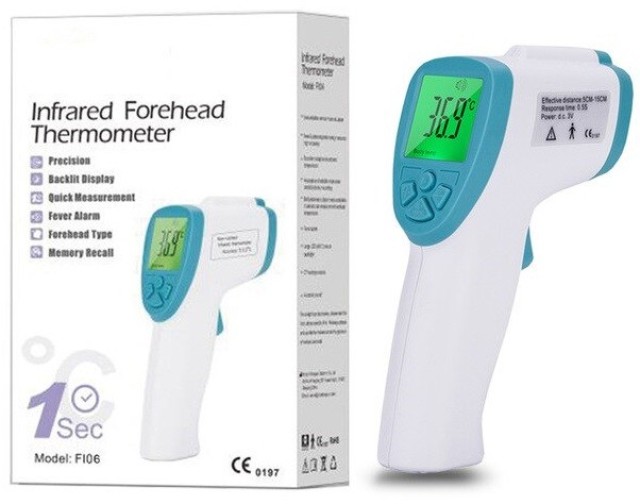 Infrared Forehead Thermometer FI06 Ανέπαφο Ψηφιακό Θερμόμετρο Μετώπου 1τμχ