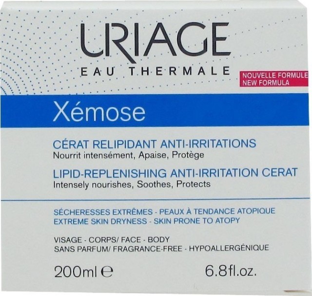 Uriage Xemose Lipid-Replenishing Cerat Καταπραϋντική Κρέμα Αναπλήρωσης Λιπιδίων για Πρόσωπο & Σώμα 200ml