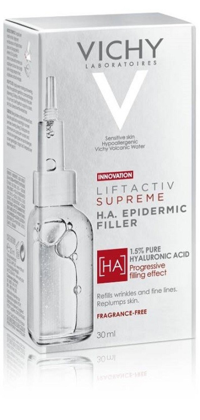 Vichy Liftactiv Supreme H.A. Epidermic Filler για Μείωση των Ρυτίδων & Αναπλήρωση Πυκνότητας 30ml