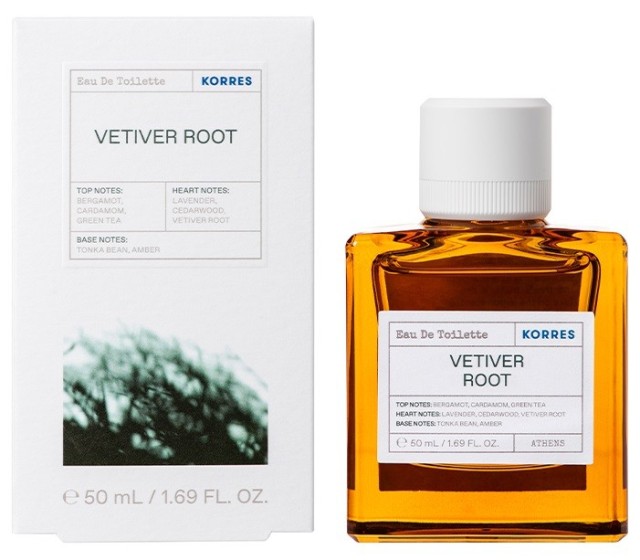 Korres Vetiver Root Eau De Toilette Ανδρικό Άρωμα 50ml