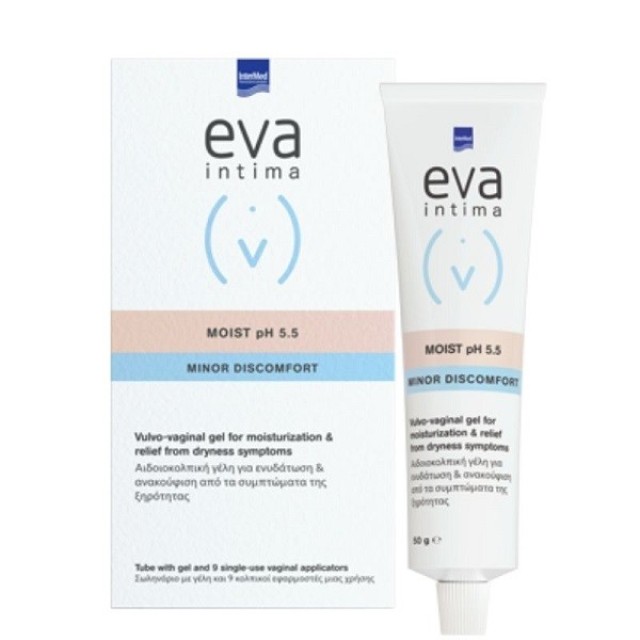 Intermed Eva Intima Moist Υγραντική & Λιπαντική Αιδοίο-κολπική Γέλη 50g