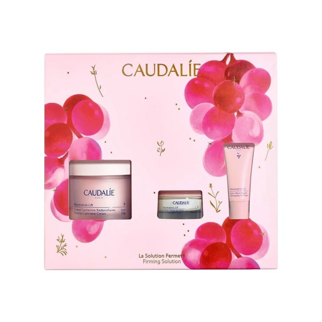 Caudalie Resveratrol Firming Solution Xmas Set με Cashmere Day Cream 50ml & Night Cream 15ml & Eye Gel 5ml