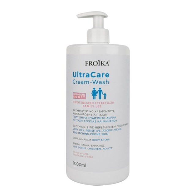Froika Ultracare Cream Wash Καταπραϋντικό Κρεμοντούς 1000ml