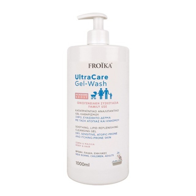 Froika Ultracare Gel Wash Καταπραϋντικό Τζελ Καθαρισμού 1000ml