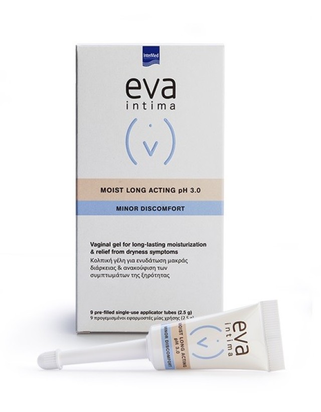 Intermed Eva Intima Moist Long Acting Yγραντική Κολπική Γέλη 9x2.5gr