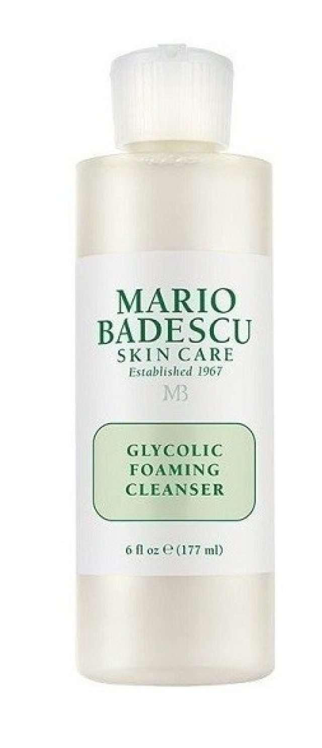 Mario Badescu Glycolic Foaming Cleanser Υγρό Καθαρισμού για την Ακμή με Γλυκολικό Οξύ 177ml