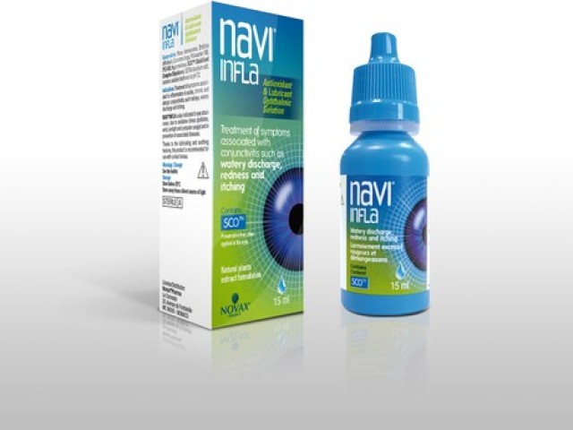 Navi Infla Eye Drops Λιπαντικό Οφθαλμικό Διάλυμα 15ml