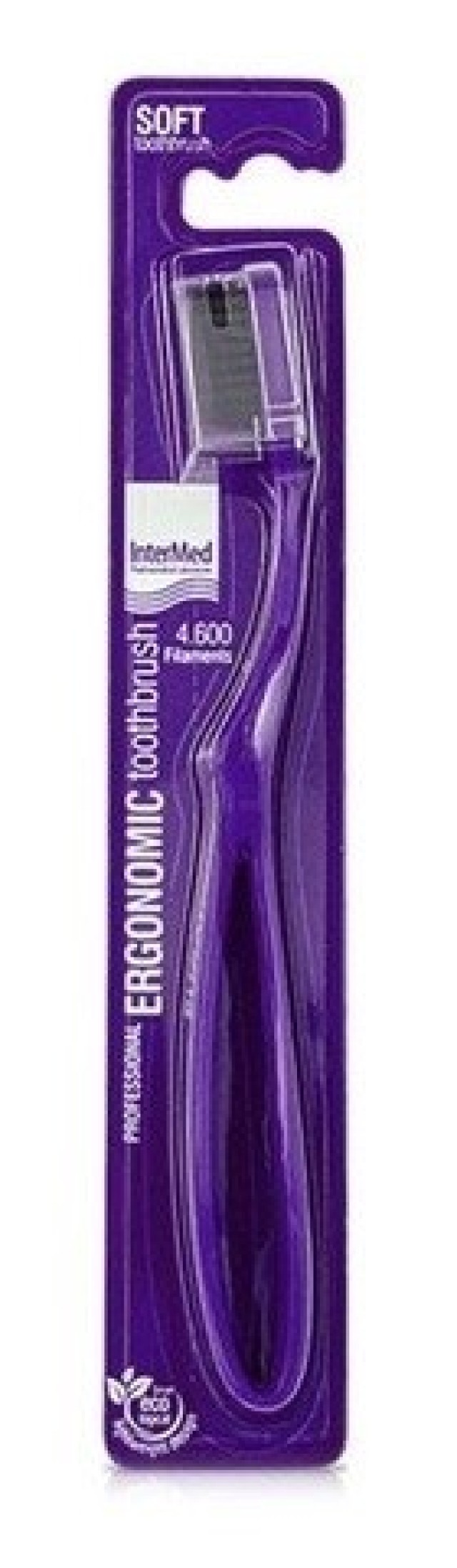 Intermed Professional Ergonomic Toothbrush Medium Οδοντόβουρτσα  Μωβ 3.270 Ίνες