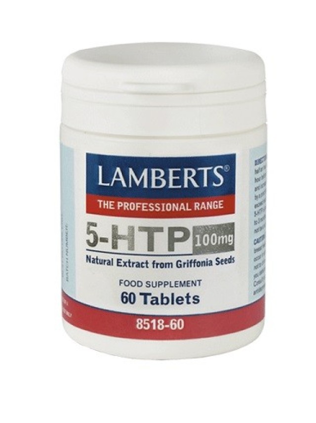 Lamberts Αμινοξύ Τρυπτοφάνη σε Μορφή 5-HTP 100mg 60Tabs