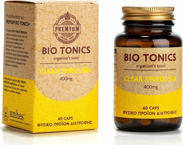 Bio Tonics Premium Clear Spirulina 400mg 40caps