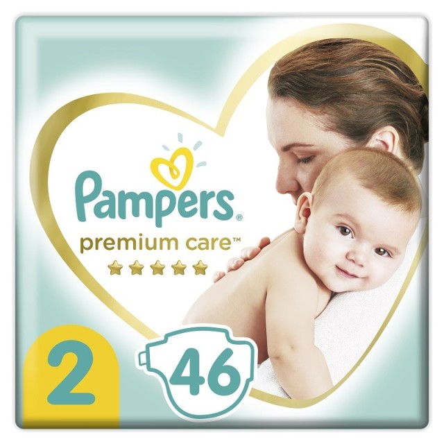 Pampers Premium Care Πάνες No 2 (4-8kg) 46τεμ