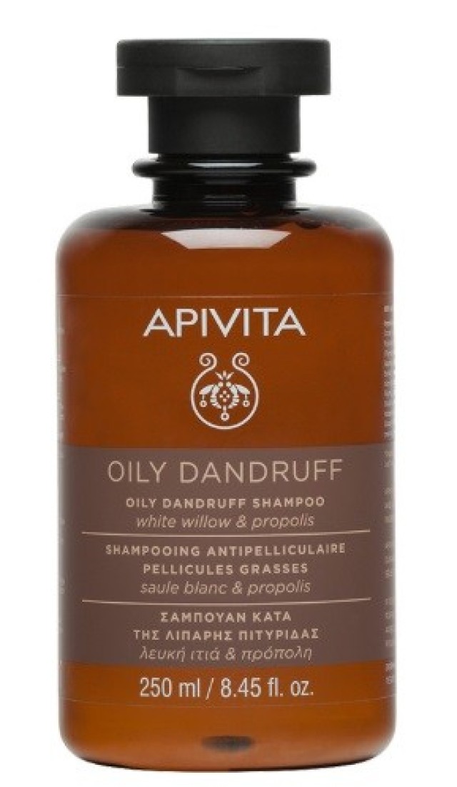 Apivita Oily Dandruff Shampoo Σαμπουάν κατά της Λιπαρής Πιτυρίδας 250ml
