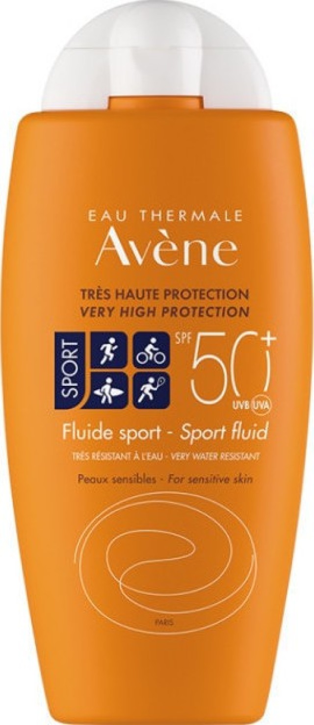 Avene Fluide Sport spf50+ Αντηλιακό για Πρόσωπο και Σώμα 100ml