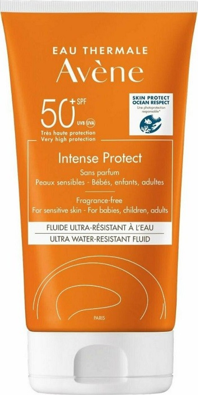 Avene Intense Protect spf50+ Αντηλιακό για Πρόσωπο και Σώμα για Ευαίσθητο Δέρμα 150ml