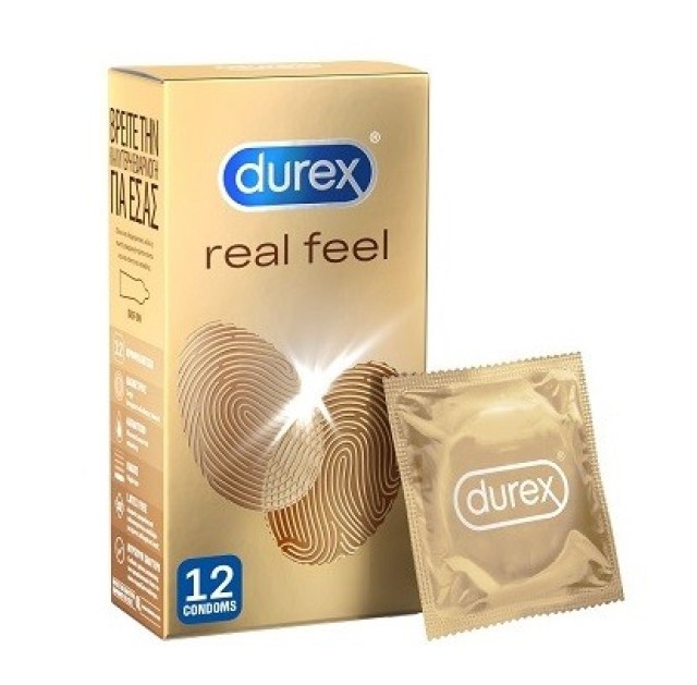 Durex Προφυλακτικά Real Feel 12τμχ