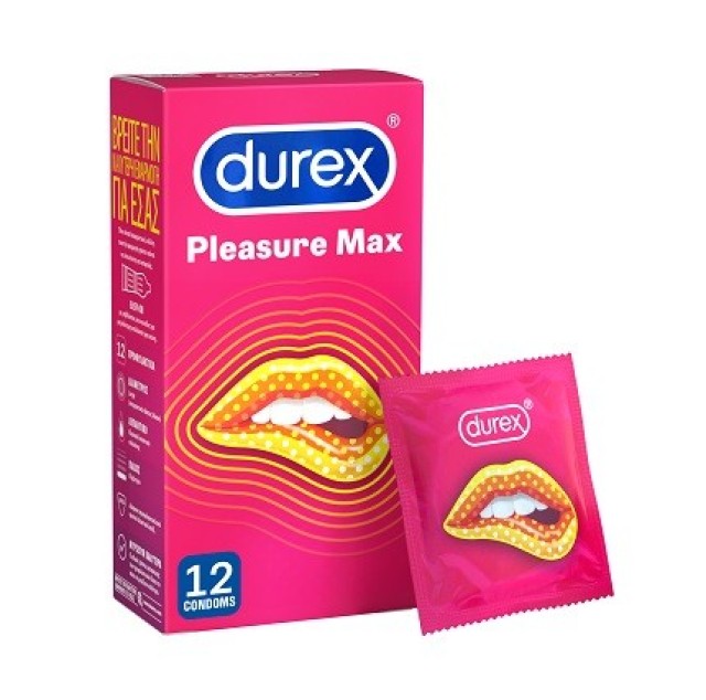 Durex Pleasuremax Προφυλακτικά με Ραβδώσεις & Κουκκίδες 12τμχ