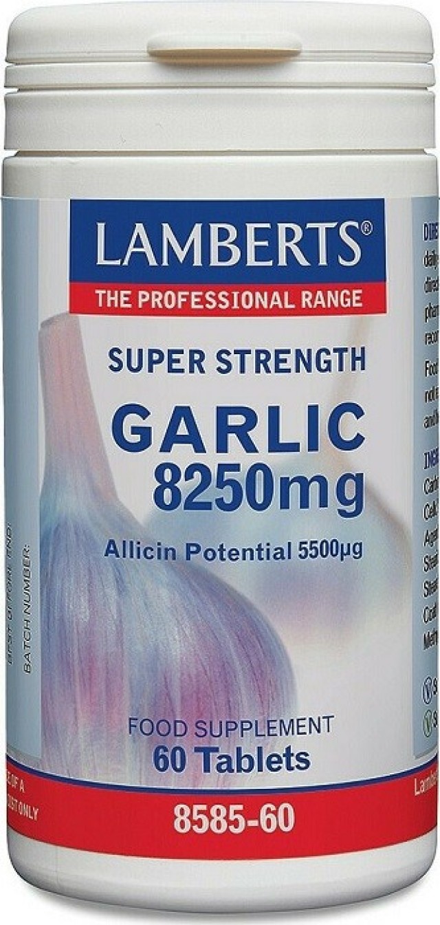 Lamberts Garlic 8250mg Υψηλής Ισχύος 60Tabs