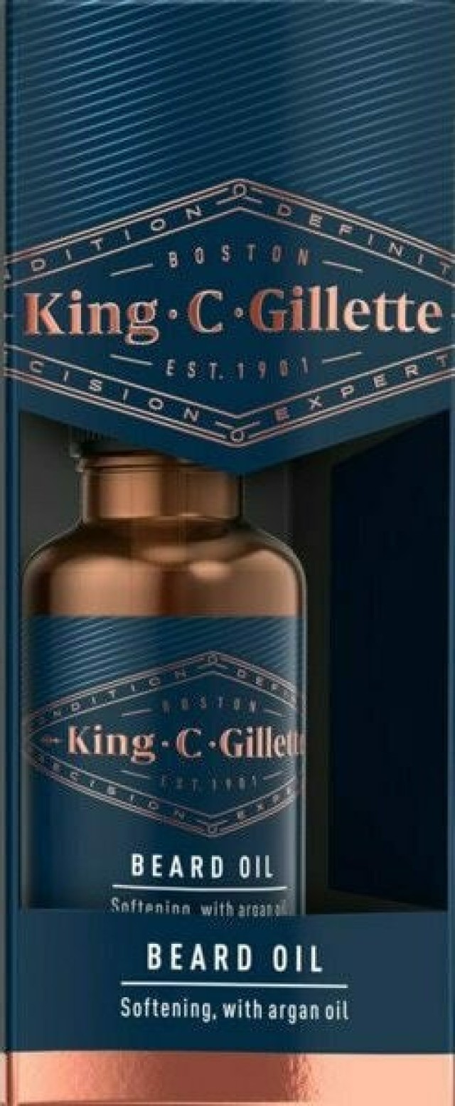 Gillette King C.Gillette Beard Oil Λάδι Περιποίησης για Γένια 30ml