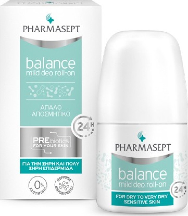 Pharmasept Balance Mild Deo Roll-on Απαλό Αποσμητικό 50ml