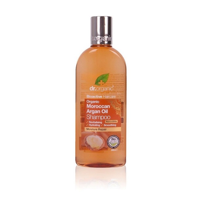 Dr.Organic Argan Oil Shampoo Σαμπουάν με Βιολογικό Έλαιο Αργκάν 265ml