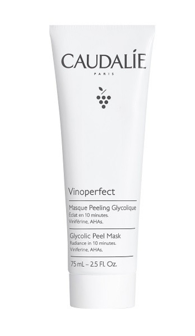 Caudalie Vinoperfect Masque Glycolic Peeling Μάσκα Λάμψης με ΑΗΑs 75ml