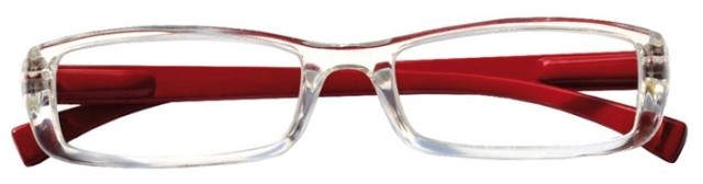 Espresso Occhiali Business Transparente/Rosso Γυαλιά Πρεσβυωπίας +1.50 Βαθμού, σε Διάφανο/Κόκκινο 1τεμ