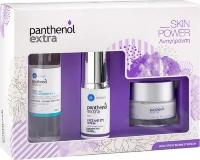 Panthenol Extra Skin Power Micellar True Cleanser 3in1 100ml & Face and Eye Serum 30ml & Face and Eye Cream 50ml