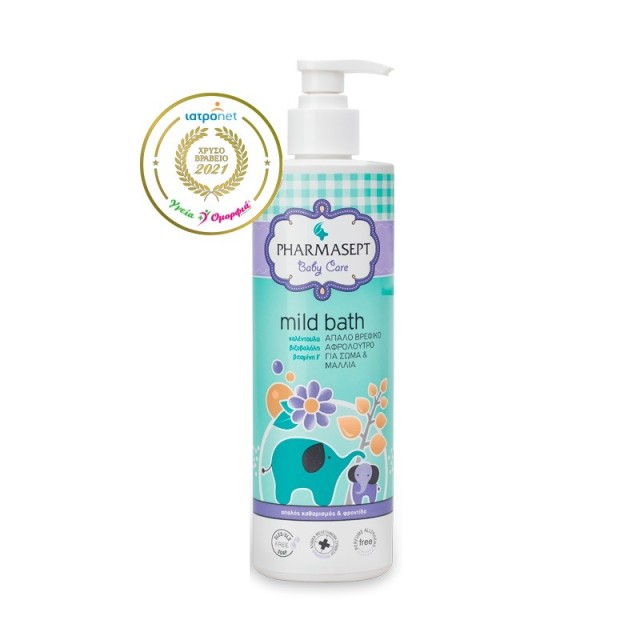 Pharmasept Tol Velvet Baby Mild Bath Βρεφικό Αφρόλουτρο 500ml