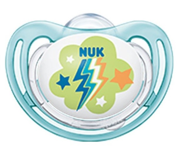 Nuk Freestyle Πιπίλα Σιλικόνης Μπλε Κεραυνός 6-18m