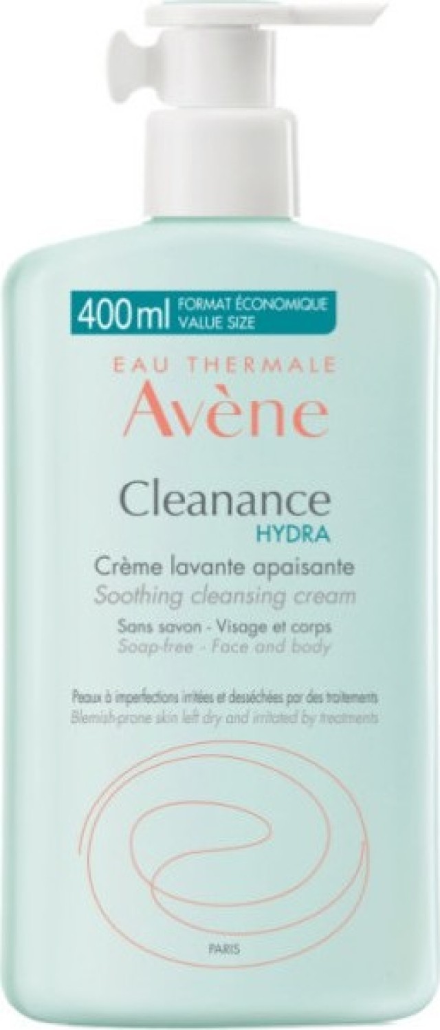 Avene Cleanance Hydra Cleansing Cream Kαταπραϋντική Κρέμα Καθαρισμού 400ml