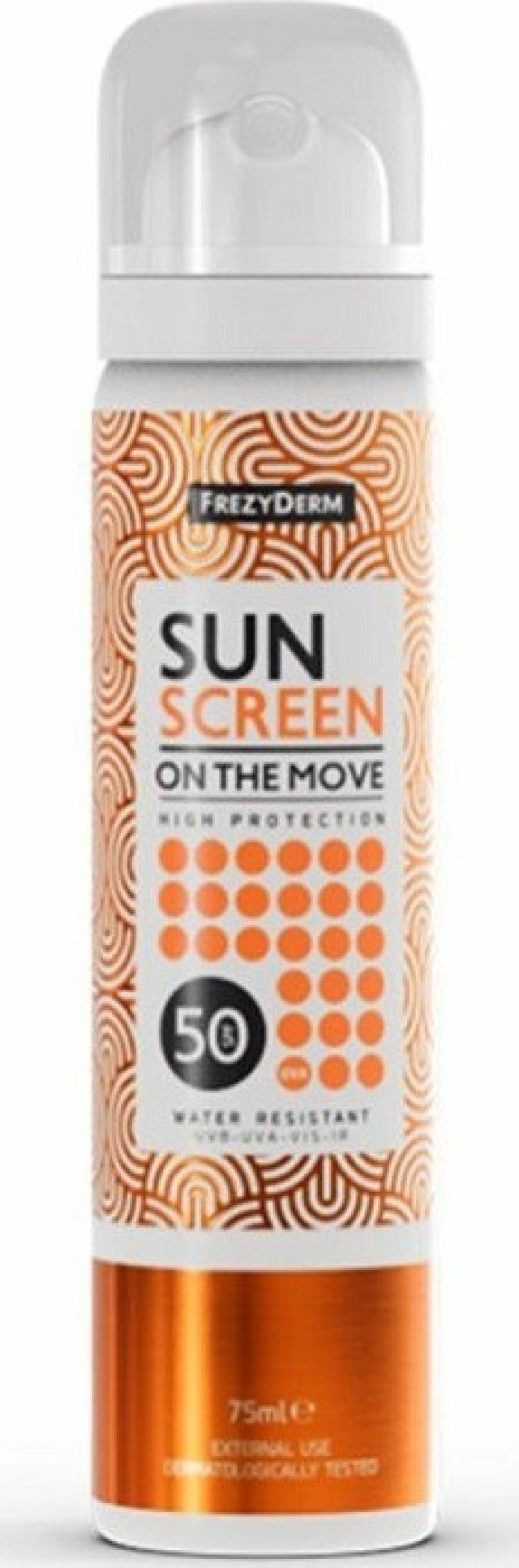 FrezyDerm Sun Screen On The Move spf50 Αντηλιακό Mist 75ml