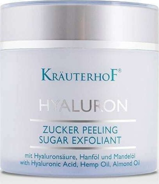 Krauterhof Hyaluron+ Sugar Exfoliant Τζελ Απολέπισης Προσώπου και Σώματος με Ζάχαρη 250g