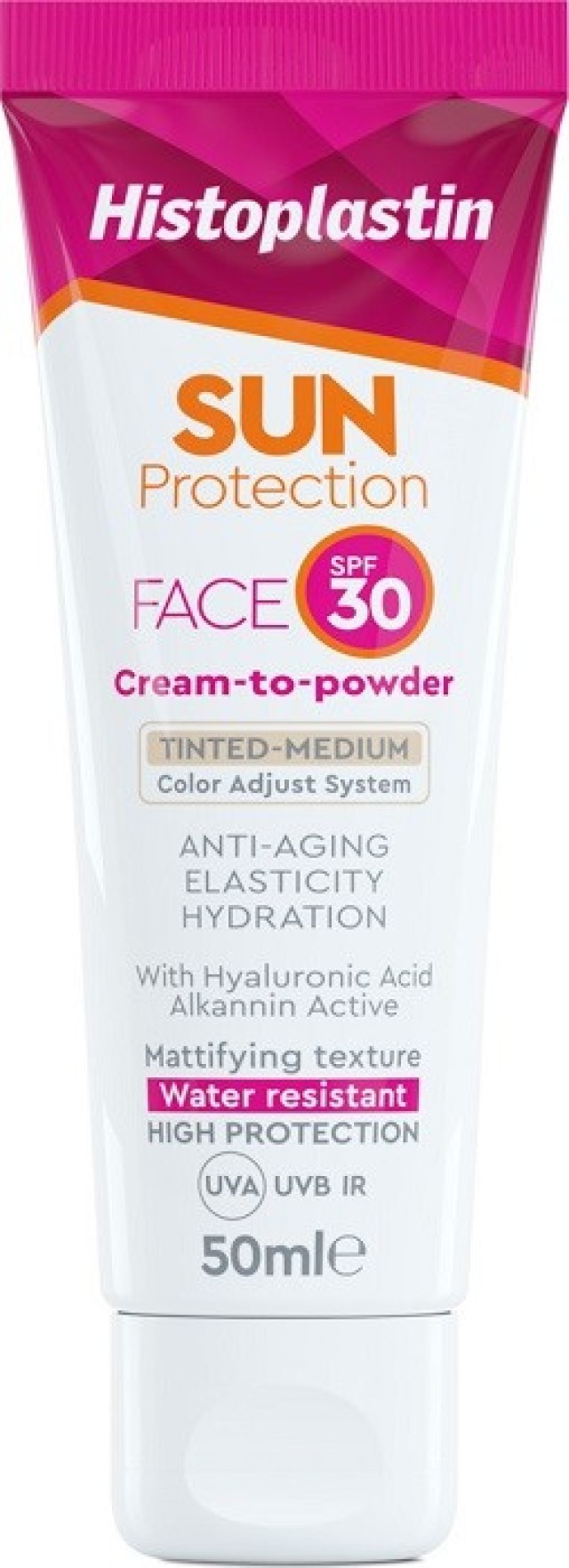 Heremco Histoplastin Sun Protection Face Cream-to-Powder Tinted spf30 Αντηλιακή Κρέμα Προσώπου με Χρώμα 50ml