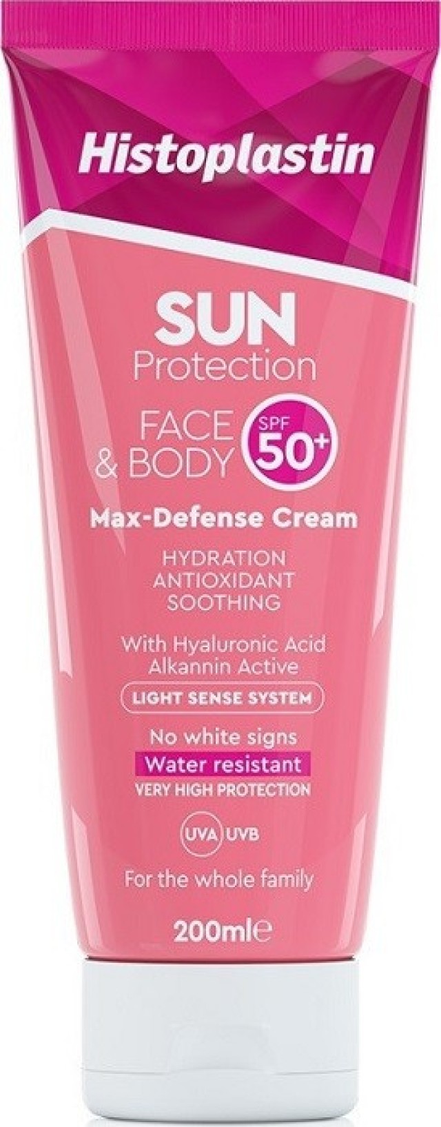 Heremco Histoplastin Sun Protection Cream Face & Body spf50+ Αντηλιακή Κρέμα για Πρόσωπο & Σώμα 200ml